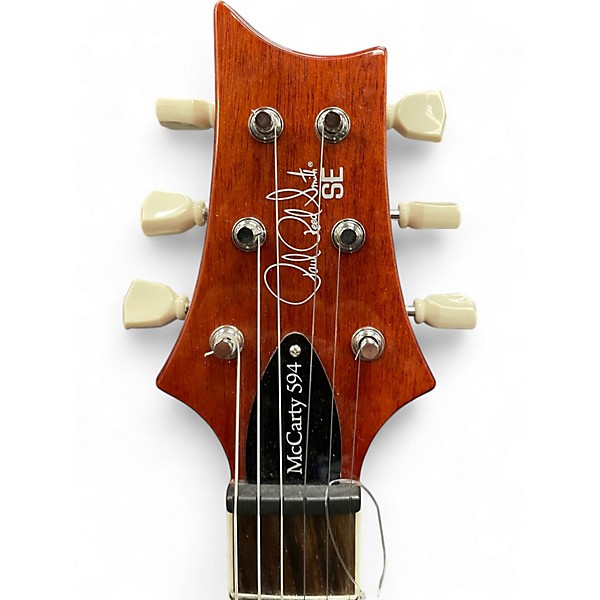 Used PRS McCarty 594 Orange Solid Body Electric Guitar