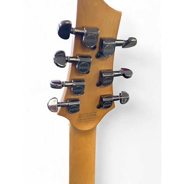 Used 2020s Schecter Guitar Research OMEN EXTREME 7 Crimson Red Trans Solid Body Electric Guitar