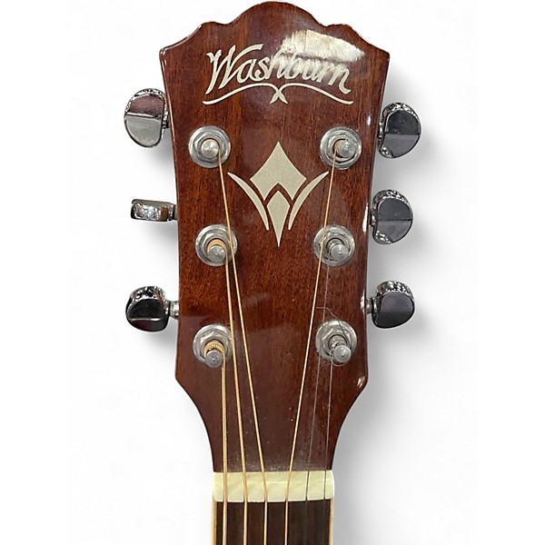 Used Washburn WD7SATB 2 Color Sunburst Acoustic Guitar