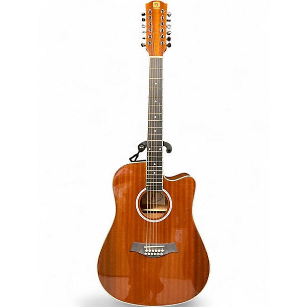 Used Vangoa VGE12-3 Natural 12 String Acoustic Electric Guitar