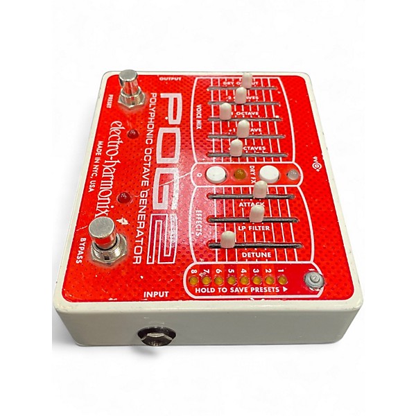 Used Electro-Harmonix Pog2 Polyphonic Octave Generator Effect Pedal