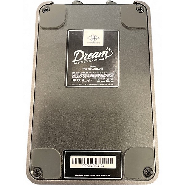Used Universal Audio UAFX Dream '65 Reverb Guitar Preamp