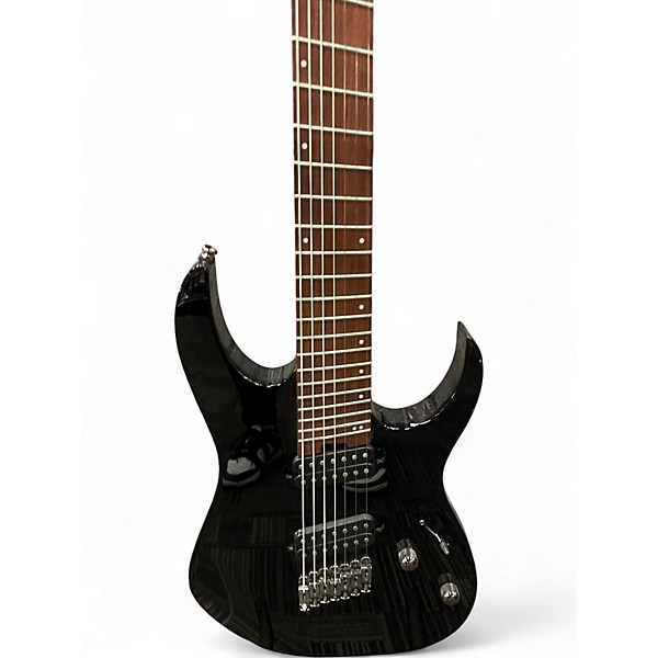 Used Ibanez RGMS7 BLACK Solid Body Electric Guitar