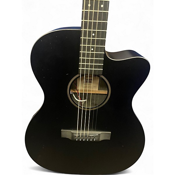Used Martin Custom x series Black Acoustic Electric Guitar