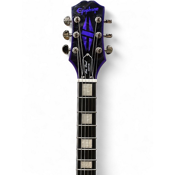 Used Epiphone Les Paul Custom Widow Purple Solid Body Electric Guitar