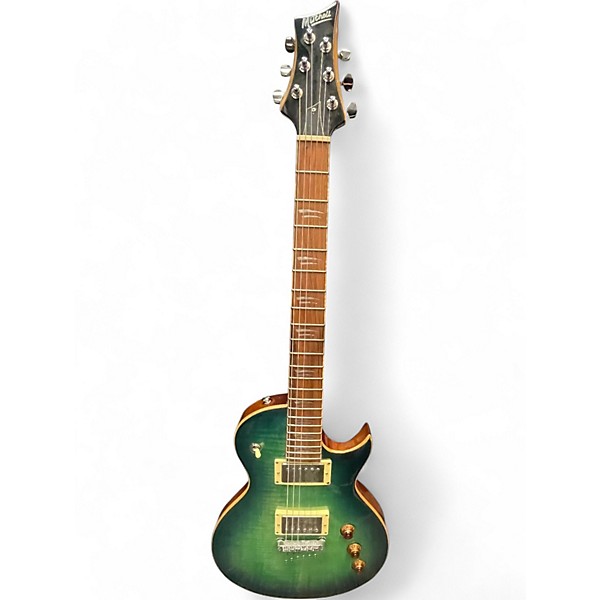 Used Mitchell MS450 Green Solid Body Electric Guitar