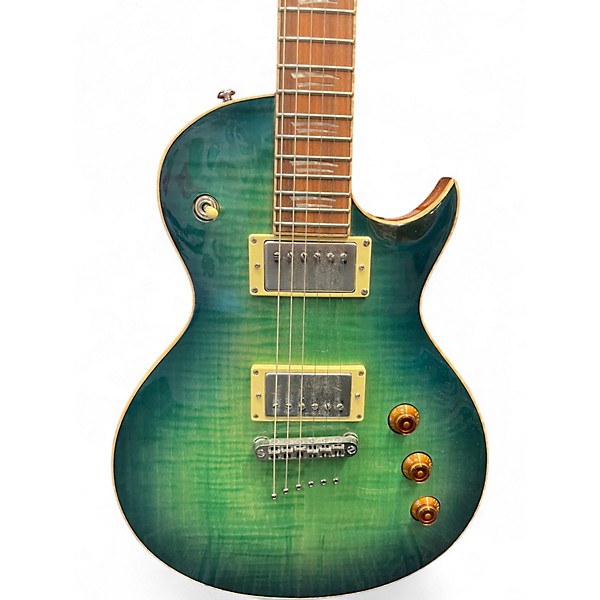 Used Mitchell MS450 Green Solid Body Electric Guitar