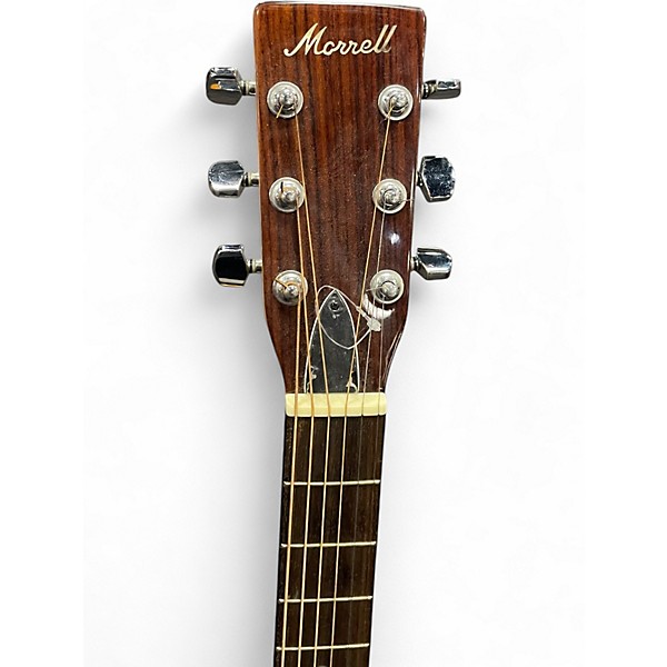 Used Morrell Music resonator natural flame maple Resonator Guitar