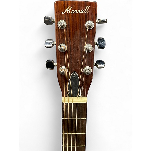 Used Morrell Music resonator natural flame maple Resonator Guitar