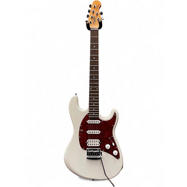 Used Sterling by Music Man SUB Series Cutlass Olympic White Solid Body Electric Guitar