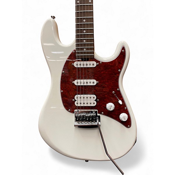 Used Sterling by Music Man SUB Series Cutlass Olympic White Solid Body Electric Guitar