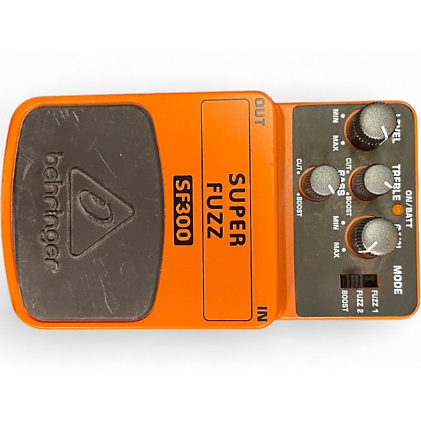 Used Behringer SF300 Super Fuzz Effect Pedal