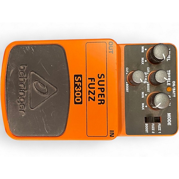 Used Behringer SF300 Super Fuzz Effect Pedal
