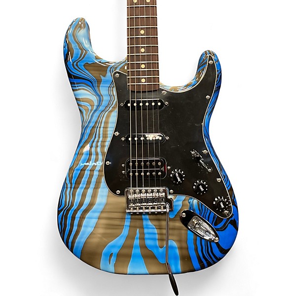 Used Fender FSR Standard Stratocaster HSS Swirl Solid Body Electric Guitar