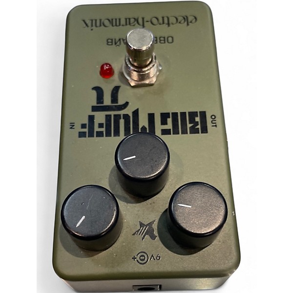 Used Electro-Harmonix Green Russian Big Muff Pi Fuzz Effect Pedal