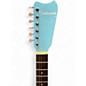 Used Silvertone 1449 Daphne Blue Solid Body Electric Guitar