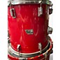 Used Pearl 5 Piece World Series red Drum Kit