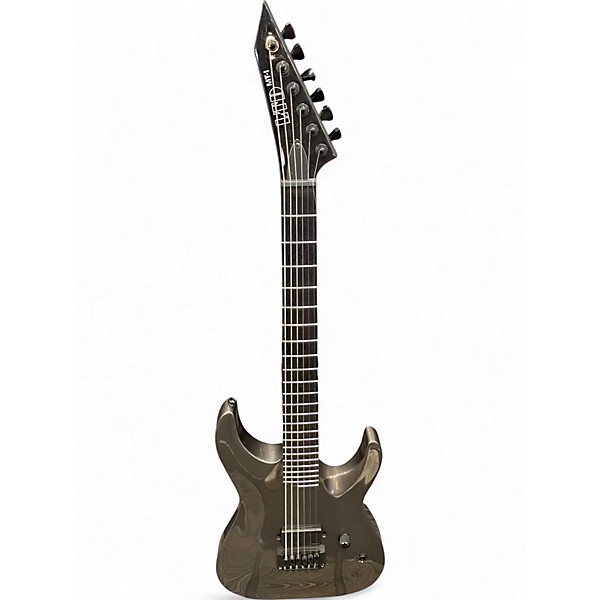 Used Esp Ltd MT-I Mick Thomson Signature OBSIDIAN METALIC Solid Body Electric Guitar