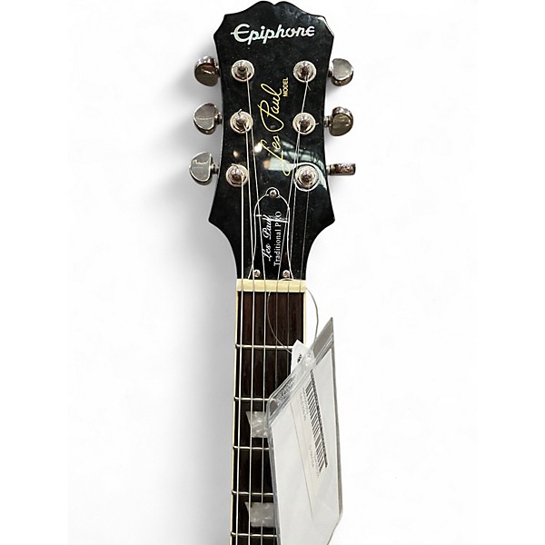 Used Epiphone Les Paul Traditional Pro Cherry Sunburst Solid Body Electric Guitar
