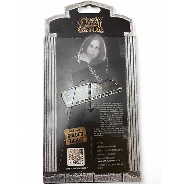 Used Hohner m666 OZZY OZBOURNE HARMONICA UNOPENED