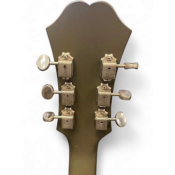 Used Epiphone Casino Worn Royal Olive Hollow Body Electric Guitar