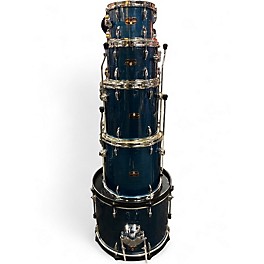 Used TAMA 5 Piece Imperialstar Hairline Blue Drum Kit