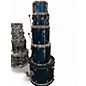 Used TAMA 5 Piece Imperialstar Hairline Blue Drum Kit