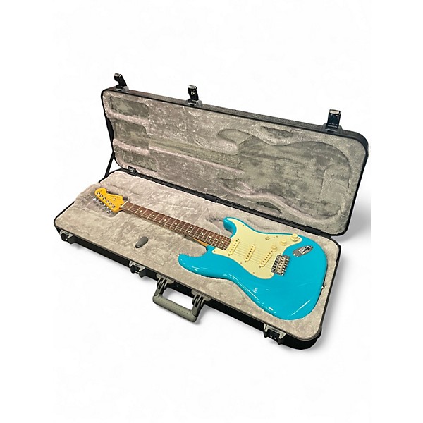 Used Fender American Professional II Stratocaster MIAMI BLUE Solid Body Electric Guitar