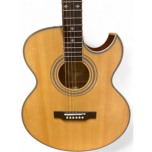 Used Epiphone PR5E Natural Acoustic Electric Guitar