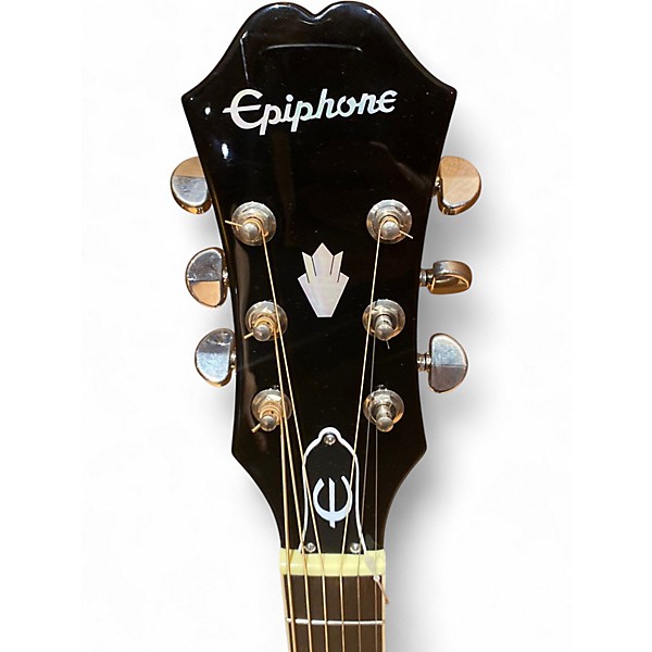 Used Epiphone PR5E Natural Acoustic Electric Guitar