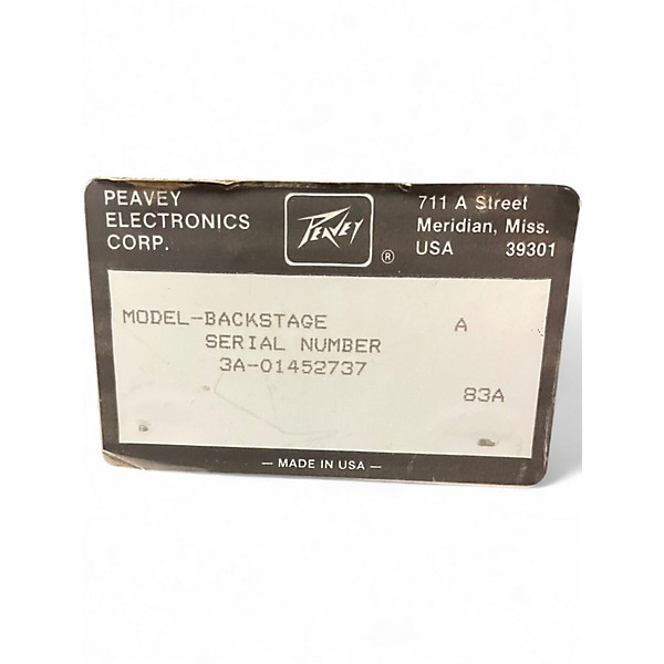 Used Peavey BACKSTAGE Guitar Combo Amp