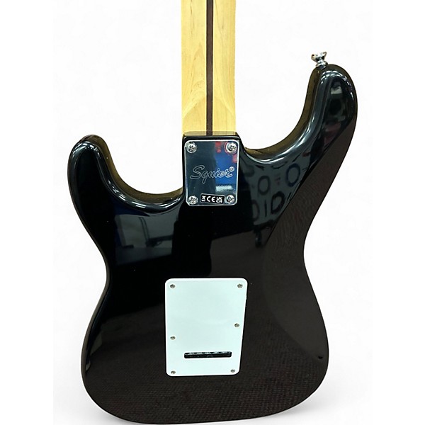Used Squier Bullet Stratocaster Black Solid Body Electric Guitar