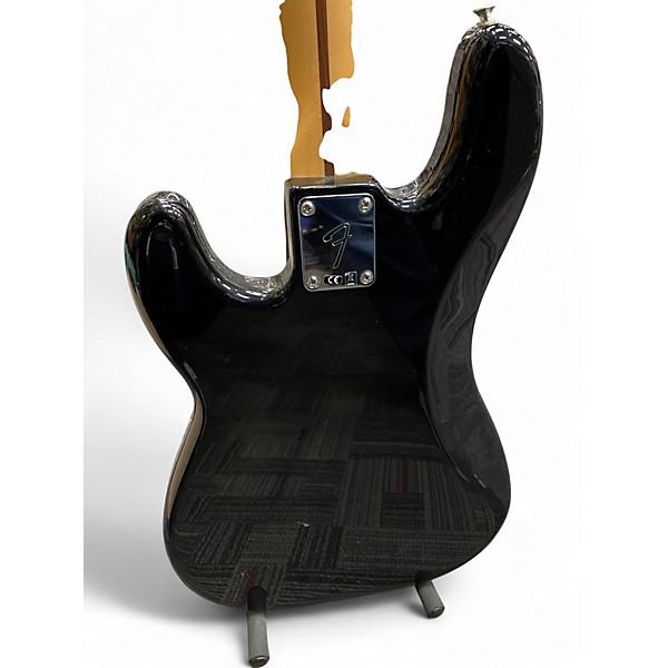 Used Fender Player Precision Bass Black Electric Bass Guitar