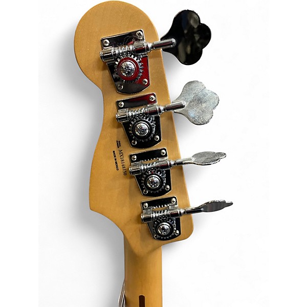 Used Fender Player Precision Bass Black Electric Bass Guitar