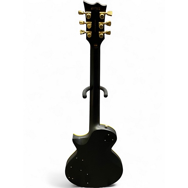 Used ESP EC1000 Black and Gold Solid Body Electric Guitar