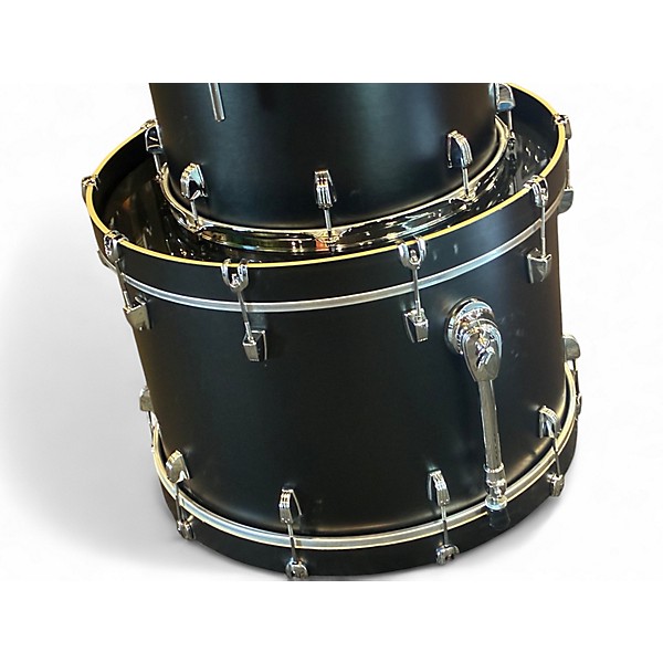 Used 2024 Ludwig 3 Piece NeuSonic Black Velvet Drum Kit