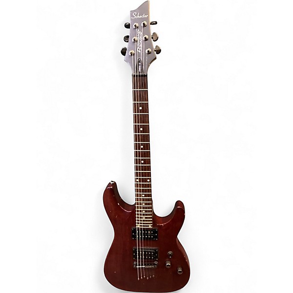 Used Schecter Guitar Research Diamond Series Omen 6 Walnut Solid Body Electric Guitar