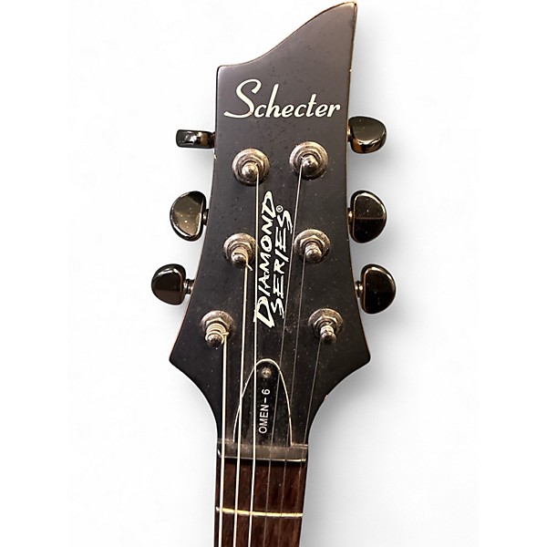 Used Schecter Guitar Research Diamond Series Omen 6 Walnut Solid Body Electric Guitar