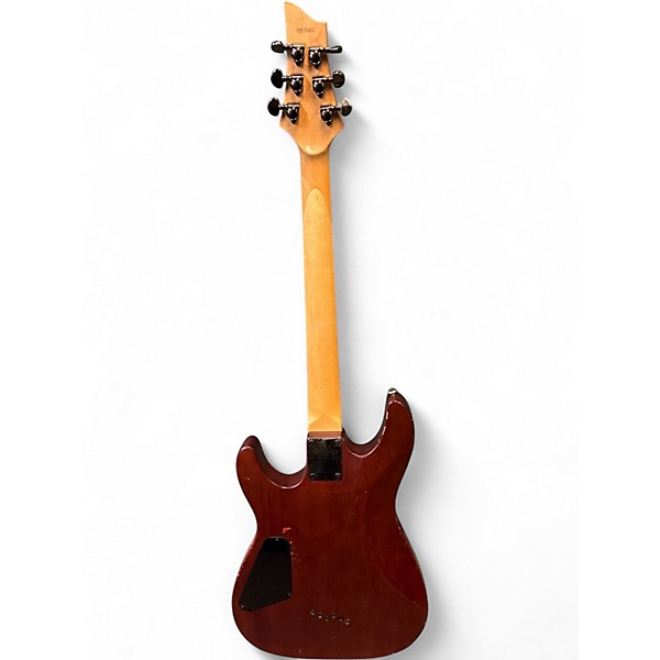 Used Schecter Guitar Research Diamond Series Omen 6 Walnut Solid Body Electric Guitar