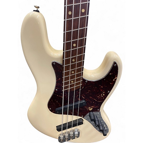Used Dingwall Super J Olympic White Electric Bass Guitar