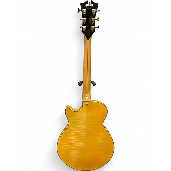 Used D'Angelico EX-SS Yellow Tiger Hollow Body Electric Guitar