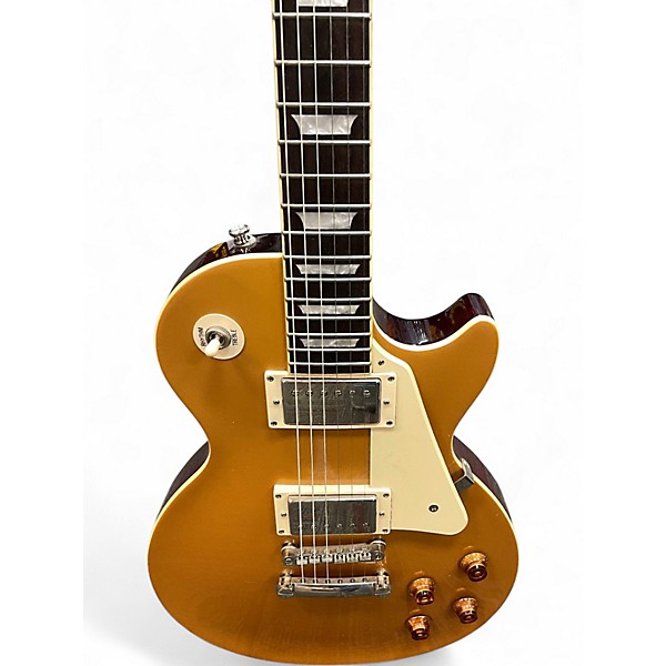 Used Epiphone Les Paul Standard 1950s Metallic Gold Solid Body Electric Guitar