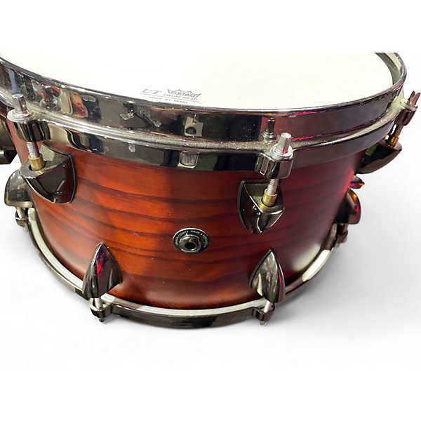 Used Orange County Drum & Percussion 7X13 maple ash snare drum chestnut matte Drum