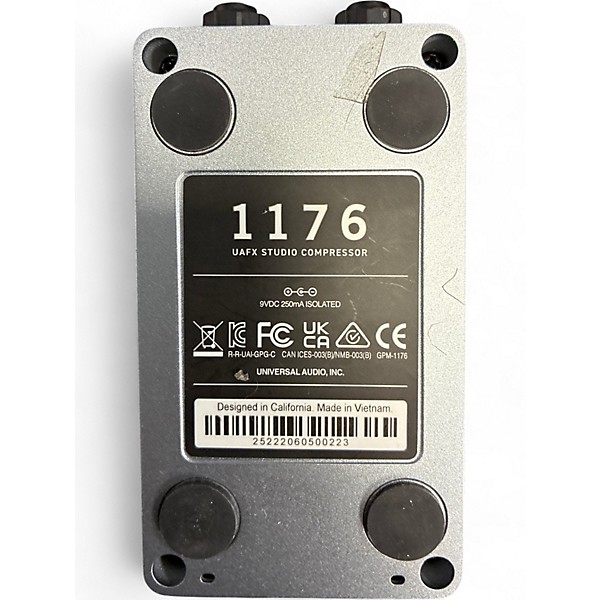Used Universal Audio UAFX 1176 Studio Compressor Effect Pedal