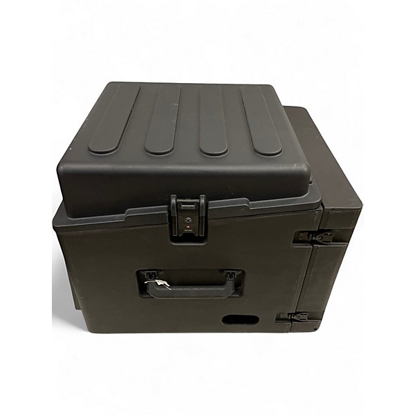 Used SKB 1SKB-R106W 10 x 6 Rolling Compact Rig 6 RU Space Black Rackmount Case