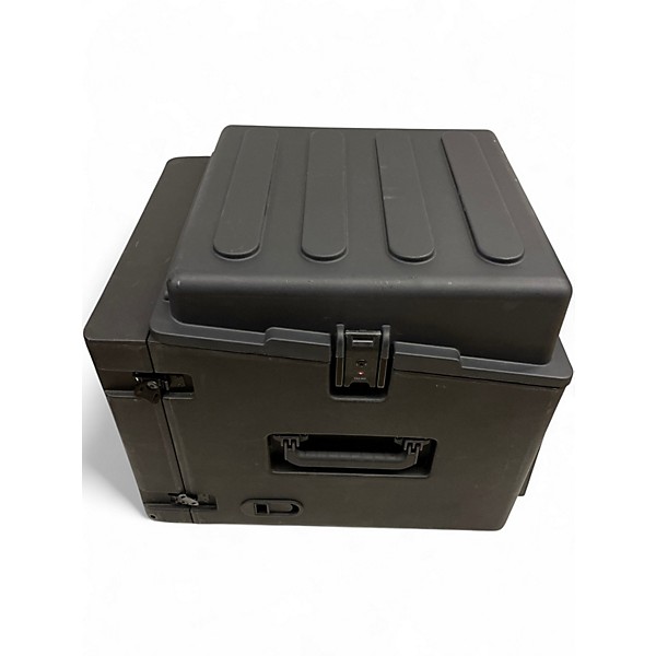 Used SKB 1SKB-R106W 10 x 6 Rolling Compact Rig 6 RU Space Black Rackmount Case