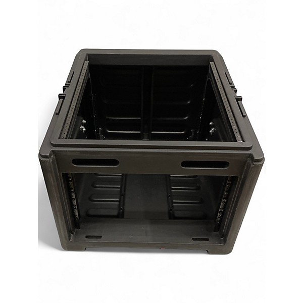 Used SKB 1SKB-R106W 10 x 6 Rolling Compact Rig 6 RU Space Black Rackmount Case