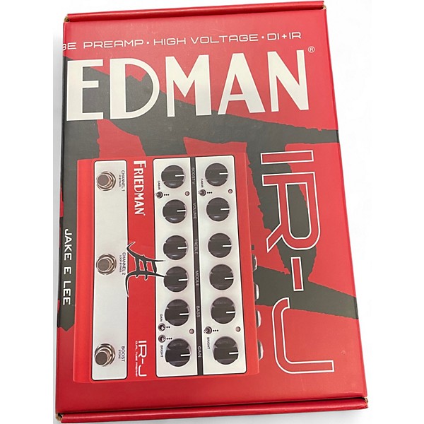 Used Friedman IR-J Jake E Lee Dual tube Preamp Effect Pedal