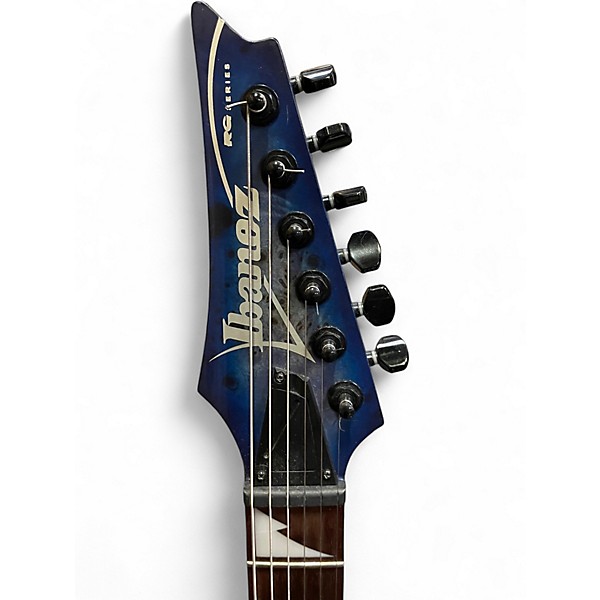 Used Ibanez RGRT621DPB Blue Lagoon Burst Flat Solid Body Electric Guitar