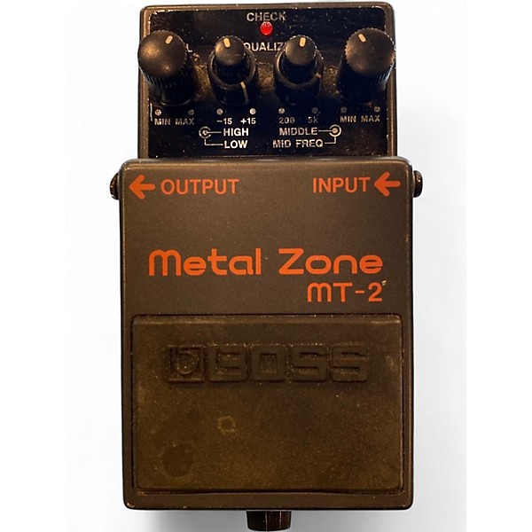 Used BOSS MT2 Metal Zone Distortion Effect Pedal